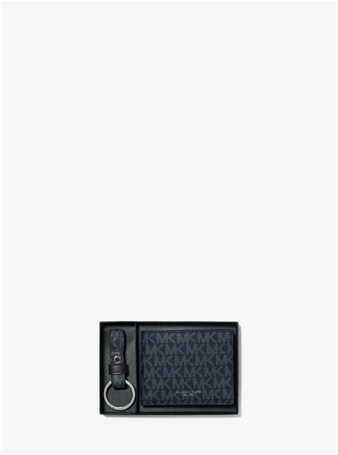 mk keychain wallet|michael kors slim billfold wallet.